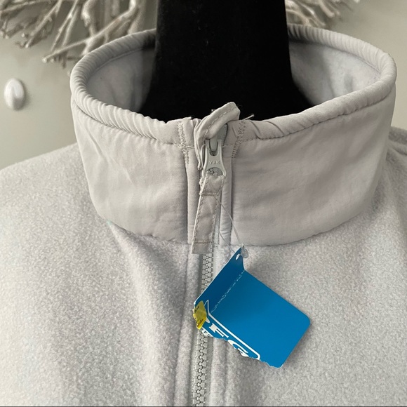 NWT Columbia Oversize Fleece Pullover Sweater Jacket Grey/White Size XXL - Picture 6 of 16
